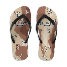Load image into Gallery viewer, One Bravo Camo Unisex Flip-Flops