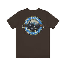 Load image into Gallery viewer, Jeep- When It Gets Hot, The Top Comes Off Unisex Tee