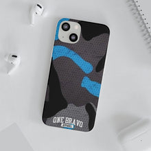 Load image into Gallery viewer, One Bravo Blue Camo Flexi Phone Case