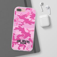 Load image into Gallery viewer, One Bravo Pink Camo Flexi Phone Case