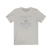 Load image into Gallery viewer, Veterans Before Refugees Unisex Tee