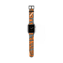 Load image into Gallery viewer, Orange One Bravo Logo Apple Watch Band