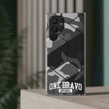 Load image into Gallery viewer, One Bravo Black Camo Flexi Phone Case