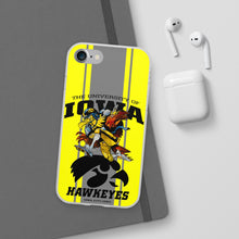 Load image into Gallery viewer, Iowa University Football Flexi Phone Case