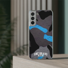 Load image into Gallery viewer, One Bravo Blue Camo Flexi Phone Case