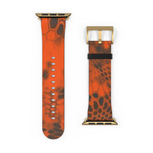 Load image into Gallery viewer, Orange Kryptek Camo Apple Watch Band