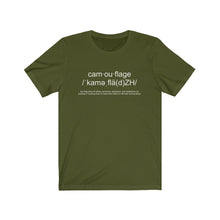 Load image into Gallery viewer, Camouflage Definition Unisex Tee