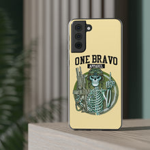 Load image into Gallery viewer, One Bravo Skeleton Middle Finger Flexi Phone Case