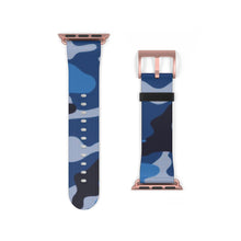Load image into Gallery viewer, Blue Camo Apple Watch Band