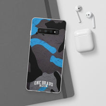 Load image into Gallery viewer, One Bravo Blue Camo Flexi Phone Case