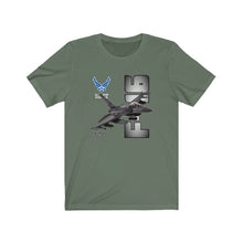 Load image into Gallery viewer, F-16 Falcon Aircraft Unisex Tee