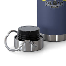 Load image into Gallery viewer, One Bravo Eagle w/Guns Logo 22oz Vacuum Insulated Bottle