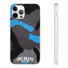 Load image into Gallery viewer, One Bravo Blue Camo Flexi Phone Case