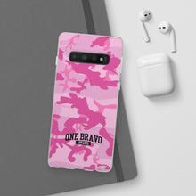 Load image into Gallery viewer, One Bravo Pink Camo Flexi Phone Case