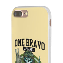 Load image into Gallery viewer, One Bravo Skeleton Middle Finger Flexi Phone Case