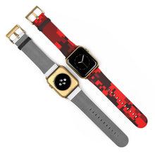 Load image into Gallery viewer, Red Digital Camo Apple Watch Band