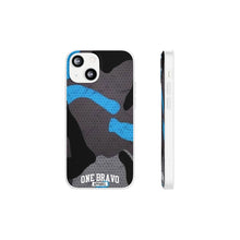 Load image into Gallery viewer, One Bravo Blue Camo Flexi Phone Case