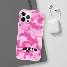 Load image into Gallery viewer, One Bravo Pink Camo Flexi Phone Case