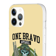 Load image into Gallery viewer, One Bravo Skeleton Middle Finger Flexi Phone Case