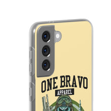 Load image into Gallery viewer, One Bravo Skeleton Middle Finger Flexi Phone Case