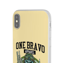 Load image into Gallery viewer, One Bravo Skeleton Middle Finger Flexi Phone Case