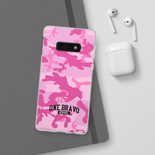 Load image into Gallery viewer, One Bravo Pink Camo Flexi Phone Case