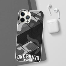 Load image into Gallery viewer, One Bravo Black Camo Flexi Phone Case