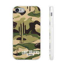 Load image into Gallery viewer, One Bravo Dripping Camo Flexi Phone Case