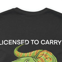 Load image into Gallery viewer, Licensed To Carry Small Arms Unisex Tee
