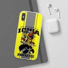 Load image into Gallery viewer, Iowa University Football Flexi Phone Case