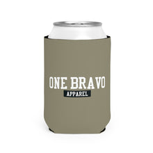 Load image into Gallery viewer, Digital Camo Clay Can Cooler Sleeve/ White One Bravo Logo