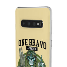 Load image into Gallery viewer, One Bravo Skeleton Middle Finger Flexi Phone Case