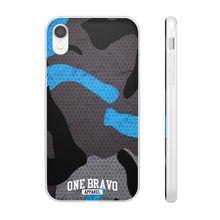Load image into Gallery viewer, One Bravo Blue Camo Flexi Phone Case