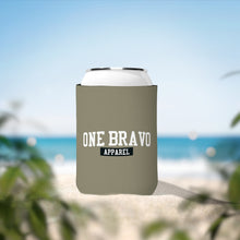 Load image into Gallery viewer, Digital Camo Clay Can Cooler Sleeve/ White One Bravo Logo