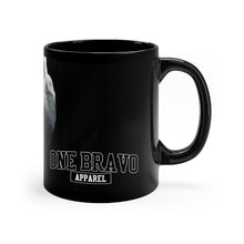 Load image into Gallery viewer, One Bravo Skull 11oz Black Coffee Mug