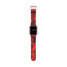 Load image into Gallery viewer, Red Digital Camo Apple Watch Band