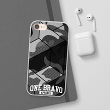 Load image into Gallery viewer, One Bravo Black Camo Flexi Phone Case