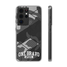 Load image into Gallery viewer, One Bravo Black Camo Flexi Phone Case