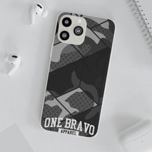 Load image into Gallery viewer, One Bravo Black Camo Flexi Phone Case