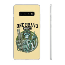 Load image into Gallery viewer, One Bravo Skeleton Middle Finger Flexi Phone Case