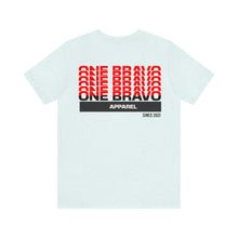 Load image into Gallery viewer, One Bravo Stacked Logo Unisex Tee