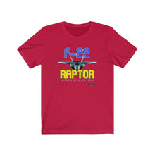 Load image into Gallery viewer, F-22 Raptor Aircraft Unisex Tee