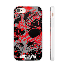 Load image into Gallery viewer, One Bravo Skull Flexi Phone Case