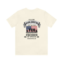 Load image into Gallery viewer, Soldier, Not The Poet Unisex Tee