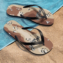 Load image into Gallery viewer, One Bravo Camo Unisex Flip-Flops