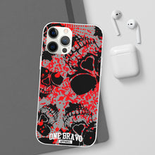 Load image into Gallery viewer, One Bravo Skull Flexi Phone Case