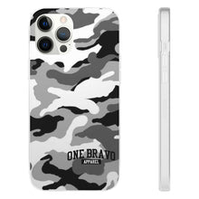 Load image into Gallery viewer, One Bravo Snow Camo Flexi Phone Case
