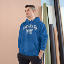 Load image into Gallery viewer, White One Bravo Drip Logo Hoodie