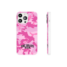 Load image into Gallery viewer, One Bravo Pink Camo Flexi Phone Case
