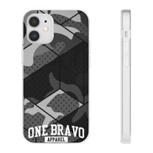 Load image into Gallery viewer, One Bravo Black Camo Flexi Phone Case
